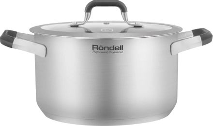 Кастрюля 5.2л Rondell Stolz RDS-1754, нержавеющая сталь, с крышкой