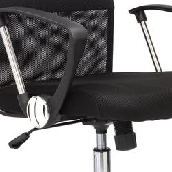 Кресло BRABIX Flash MG-302, сетка/ткань/экокожа, до 110кг, черный