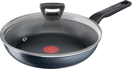 Сковорода Tefal Force 4218924, 24см, с крышкой,  антипригарное покрытие, алюминиевая [9100048321]