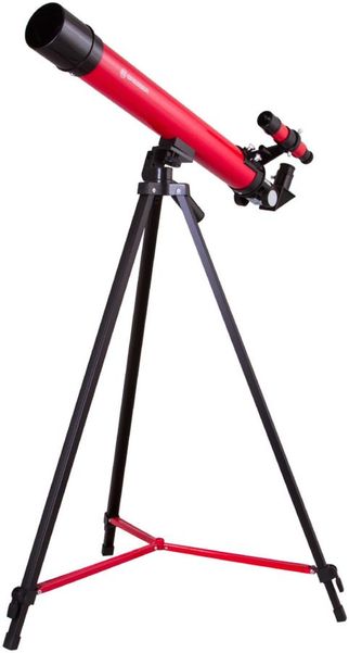 Телескоп Bresser Junior Space Explorer AZ рефрактор d45 fl600мм 100x красный