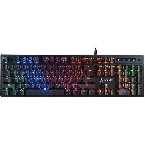 Клавиатура A4TECH Bloody B500N, проводная, USB, мембранная, серый