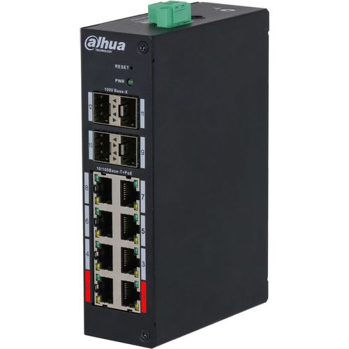 Коммутатор Dahua DH-HS4412-8ET-96, управляемый, 8 RJ-45, 10/100 Мбит/с