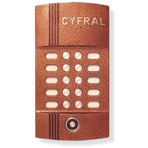 Аудиопанель CYFRAL M-10M/T, врезной, медный