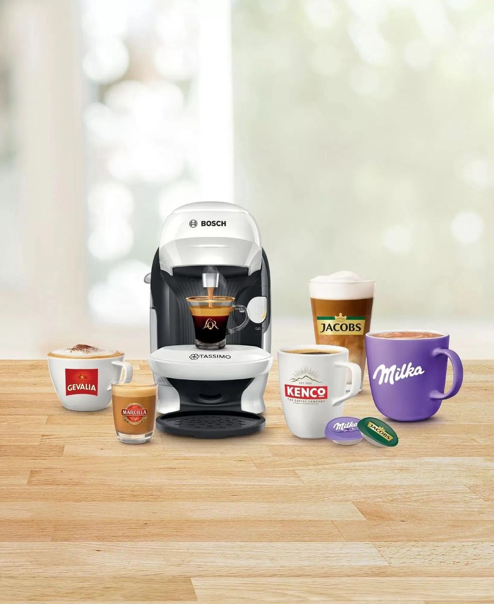 Капсульная кофеварка Bosch Tassimo Style TAS1104, 1400Вт, цвет: белый –  купить в Ситилинк | 1494039