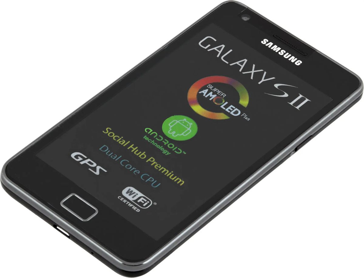 Характеристики Смартфон Samsung Galaxy S II GT-I9100, черный (615419)  смотреть в СИТИЛИНК