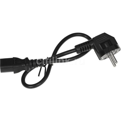 Шнур питания Lanmaster (LAN-PP13/SHA-0.5-BK) C13-Schuko проводник.:3×0.75мм2 0.5м 220В 10А черный — цена и наличие Шнур питания Lanmaster (LAN-PP13/SHA-0.5-BK) C13-Schuko проводник.:3×0.75мм2 0.5м 220В 10А черный