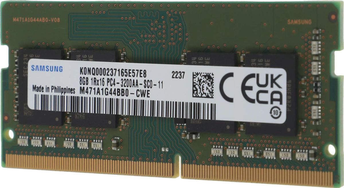 Оперативная память Samsung M471A1G44BB0-CWE DDR4 - 1x 8ГБ 3200МГц