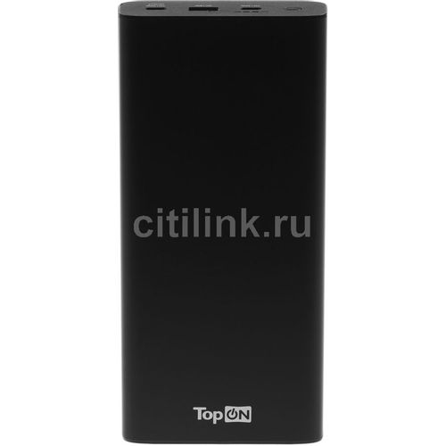 Внешний аккумулятор (Power Bank) TopON TOP-T140, 22400мAч, черный [103271]