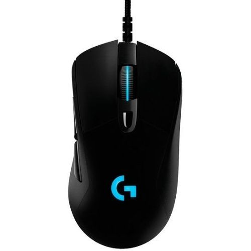 Мышь проводная Logitech G403 Hero, игровая, оптическая, USB, 25600dpi, черный [910-005636]