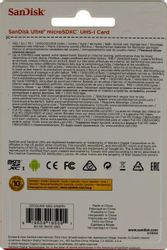 Карта памяти microSDXC UHS-I Sandisk Ultra 128 ГБ
