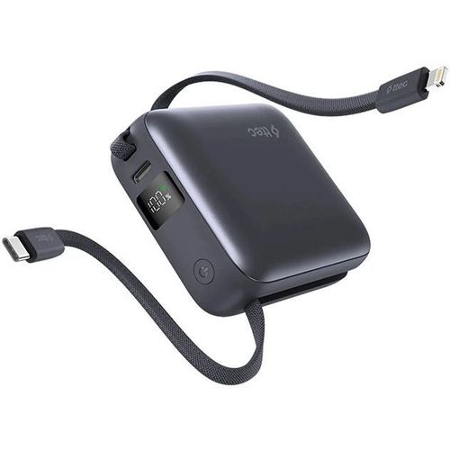 Внешний аккумулятор (Power Bank) TTEC ReCharger Mini LCD, 10000мAч, серый [2bb231gr]