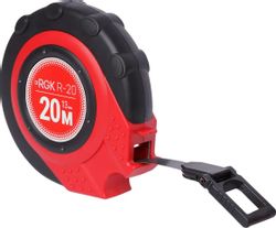 Рулетка строительная RGK R20,  20м x13мм,  с поверкой