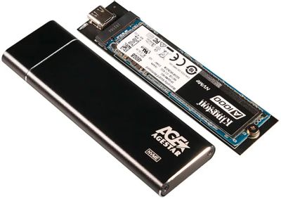 Внешний корпус для SSD AgeStar 31UBNV5C, черный – купить в Ситилинк ...