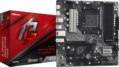 新品未開封 保証付 ASRock B550M Phantom Gaming 4 ASRock | B550 Phantom Gaming 4/ac
