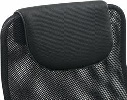 Кресло BRABIX Fit EX-514, сетка/ткань, до 120кг, черный