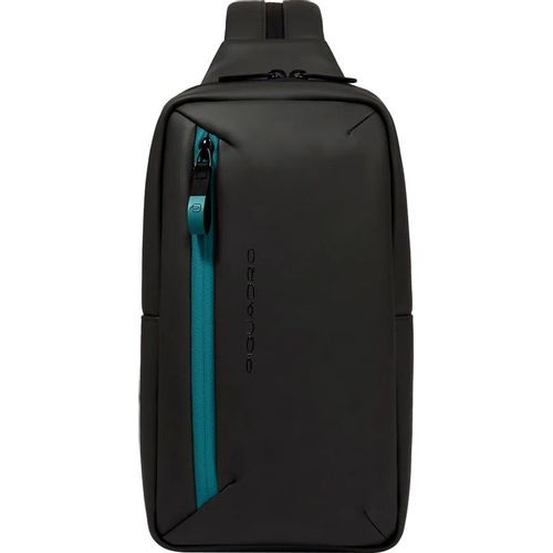 Рюкзак слинг Piquadro Corner 2.0 CA6466C2OW/N черный полиэстер