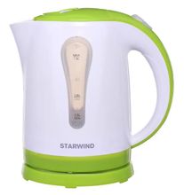 Характеристики Чайник электрический StarWind SKP2215, 2200Вт, белый и ...