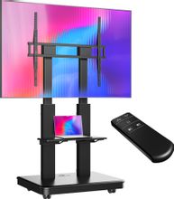 Изображение товара Стойка для телевизора ONKRON TS2811E-B, 50-120", напольный, мобильный,  черный