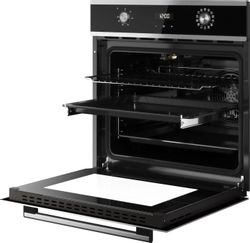 Духовой шкаф электрический KUPPERSBERG High-Tech HO 677 BX,  70л,  черный/нержавеющая сталь