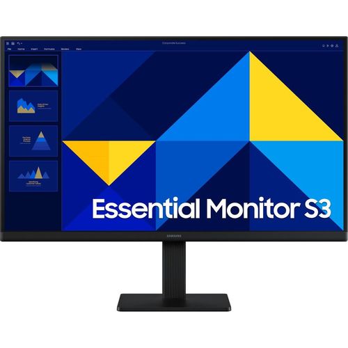 24" Монитор Samsung Essential S3 S24D300GAIXCI, 1920x1080, IPS, 100Гц, 1хHDMI, черный [ls24d300gaixci]