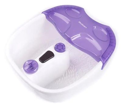 Гидромассажная ванночка Rolsen FM-102,  белый,  фиолетовый