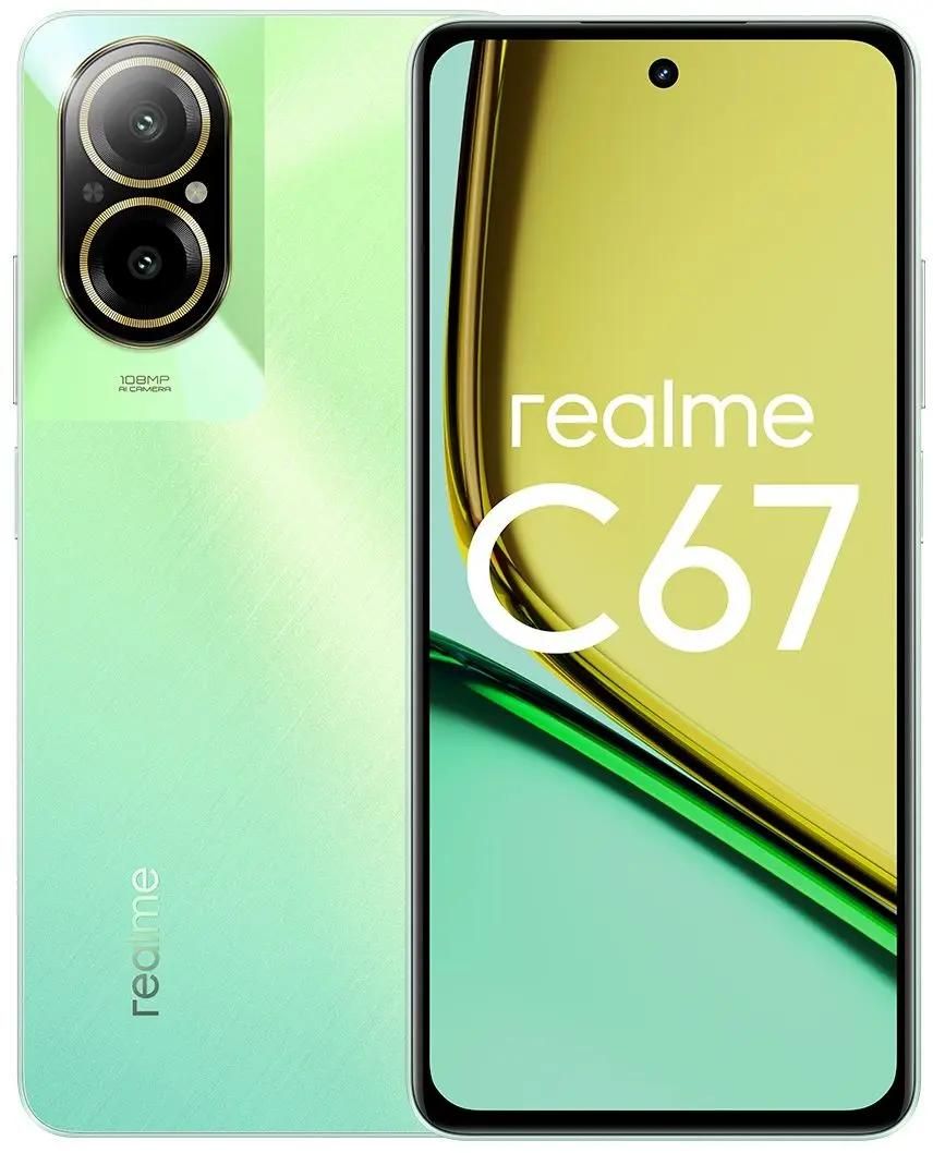 Смартфон REALME C67 6/128Gb,  RMX3890,  зеленый