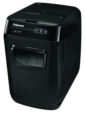 Уничтожитель бумаг Fellowes AutoMax 200C,  с автоподачей,  P-4,  4х36 мм, 200 лист. одновременно, 32л [fs-46536]