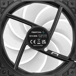 Вентилятор DeepCool FD14 140мм, 4-pin, ARGB, черный