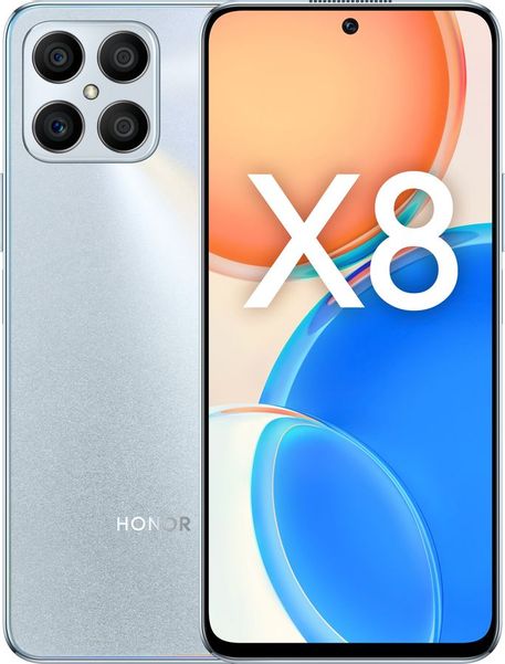 Смартфон Honor X8 6/128Gb,  TFY-LX1,  серебристый титан