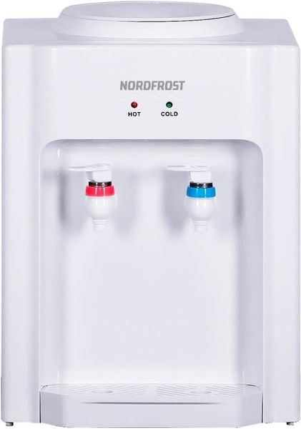 Кулер NORDFROST D-11W, настольный, электронный, push - кран, белый [00000301743]
