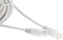 Патч-корд LanMaster вилка RJ-45, вилка RJ-45, кат.5E, ПВХ, 5м, серый