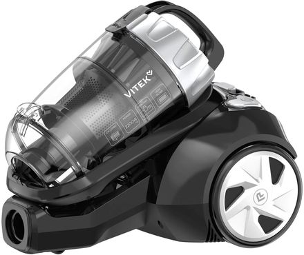 Пылесос Vitek VT-CV1230, 2200Вт, черный/серебристый