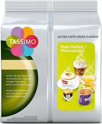 TASSIMO Jacobs Cafe Crema Classico TASSIMO 80 8052180 4031510 1385427