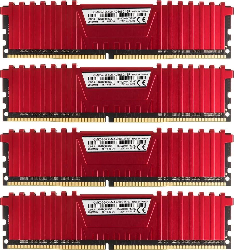 Corsair Vengeance LPX CMK32GX4M4A2666C16R DDR4 4x 8 2666 DIMM Ret 983846