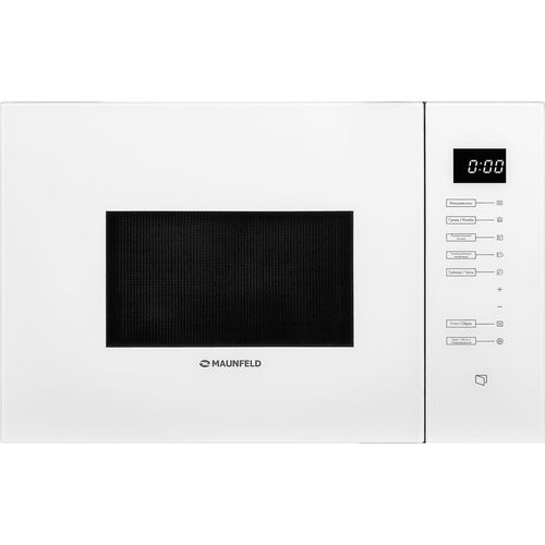 Встраиваемая микроволновая печь MAUNFELD MBMO925SGW09, 25л, 1450Вт, белый [ка-00022617]