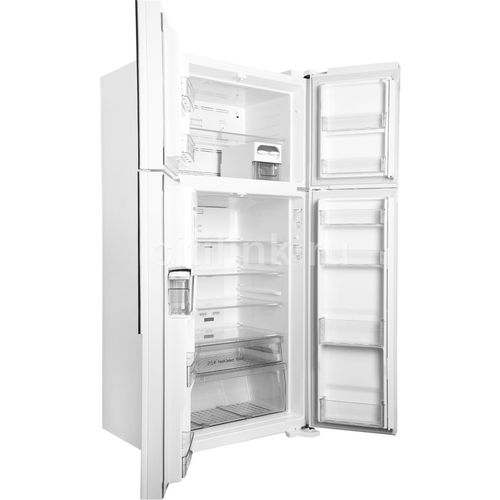 Холодильник двухкамерный Hitachi R-W660PUC7 GPW Side by Side, инверторный, белый