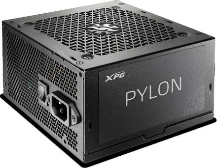 Блок питания XPG Pylon 750B,  750Вт,  80 PLUS BRONZE,  120мм, черный, retail [pylon750b-bkceu]