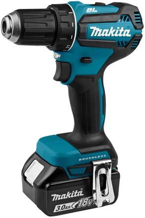 Дрель-шуруповерт Makita DDF485RFE, 3Ач, с двумя аккумуляторами