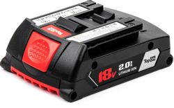 Батарея аккумуляторная для Bosch TopON TOP-PTGD-BOS-18-2.0L, 18В, 2Ач, Li-Ion