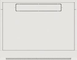 Шкаф коммутационный NTSS Премиум NTSS-W6U6060GS-2 настенный, стеклянная передняя дверь, 6U, 600x370x600 мм