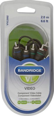 Обзор товара кабель видео Bandridge VVL3302, 3хRCA (m) - 3хRCA (m) , 2м ...
