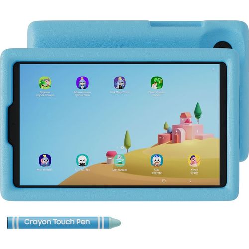 8.7" Детский планшет Samsung Galaxy Tab A9 Kids Edition 4/64 GB G99 Wi-Fi, 1340 x 800, Android 13, серый [sm-x100kids]