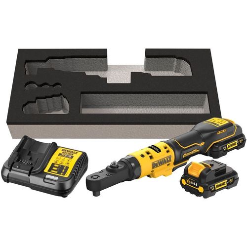 Угловой гайковерт DeWALT DCF500L2G-QW, 3Ач, с двумя аккумуляторами