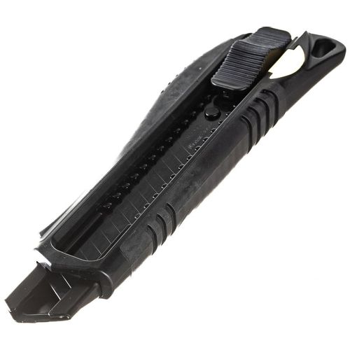Нож HANSKONNER HK1076-08-02, 18мм, 1шт, черный