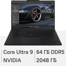 Изображение товара Ноутбук Lenovo ThinkPad P1 G7 16 2025 IPS Core Ultra 9 16ГБ 2ТБ RTX 3000 Windows 11