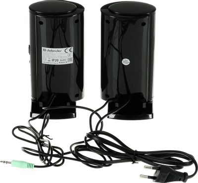 Колонки Defender SPK-210, 2.0, черный [65210] – купить в Ситилинк | 865030