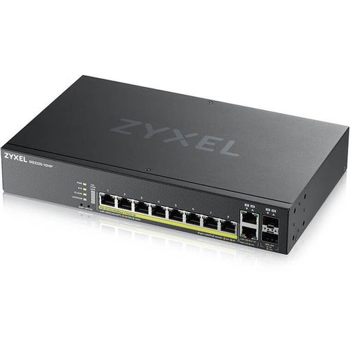 Коммутатор ZyXEL GS2220-10HP-EU0101F, управляемый, 10 RJ-45, 10/100/1000 Мбит/с