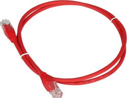 Патч-корд LanMaster вилка RJ-45,  вилка RJ-45,  кат.5E,  ПВХ,  10м,  красный