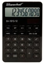 Калькулятор Silwerhof SH-1810-12, черный