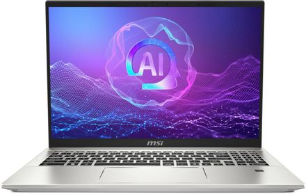 Ноутбук MSI Prestige A16 AI+ A3HMG-083RU, 16", 2024, OLED, AMD Ryzen AI 9 365 2ГГц, 10-ядерный, 32ГБ LPDDR5x, 1ТБ SSD,  AMD Radeon  880M, Windows 11 Home,  серебристый [9s7-159k32-083]